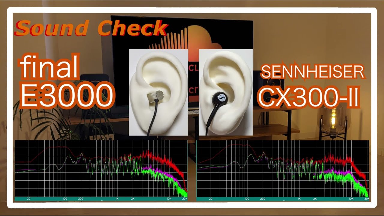 final E3000 vs SENNHEISER CX300-II [IEMs In-Ear headphones Sound