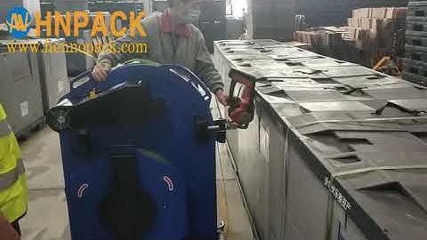 Hennopack mobile pallet strapping machine
