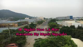 Karaoke Ngắm Hoa Lệ Rơi - Châu Khải Phong Full Beat
