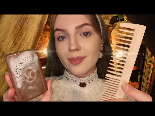 АСМР Цирюльник. Массаж и Мытье Головы • ASMR Head Massage and Shampooing