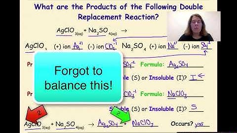 Chemical Reactions Part 6 More with Double Replacement Reactions!  Part 2