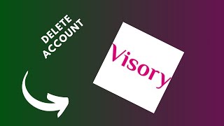 how to delete visory account