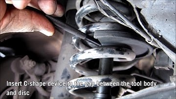 Coil Spring Compressor for Wishbone Suspension ON CAR instructional video TBT1001