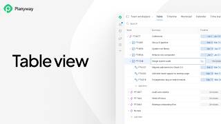 Introducing Table View in Planyway for Jira | Organize and Manage Work with Clear Jira Hierarchy