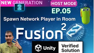 Photon Fusion 2 Unity Multiplayer Basic Tutorial for Beginners | EP.05: Spawn Network Player in Room