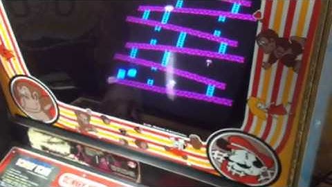 1981 Nintendo Donkey Kong arcade machine