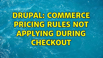 Drupal: Commerce Pricing Rules Not Applying During Checkout