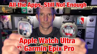 Can Apple Watch Ultra Compete w Garmin Using Every App Available? (No, It Cannot) Review v Epix Pro screenshot 1