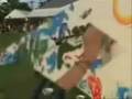 nagomu kato Action Painting "Dragon"2004 in Miyota
