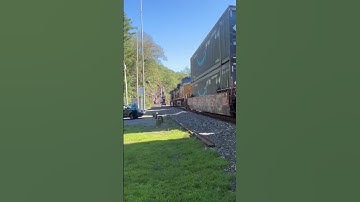 CSXT ES40DC passing mine dock park NY