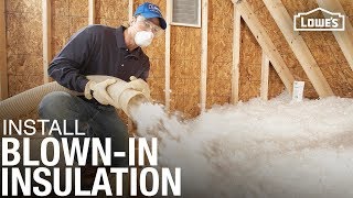 How to Install Blownin or Loose Fill Insulation