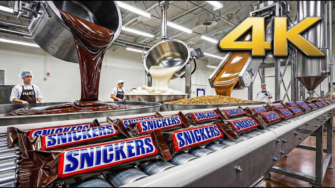 How Snickers Are Made: Inside the Factory