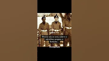Rihanna Was An Army Cadet In A Sub Military Program In Barbados 