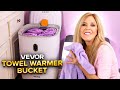 Turn Your Bathroom Into a Spa with Heated Towels |  The Vevor Towel Warmer Bucket