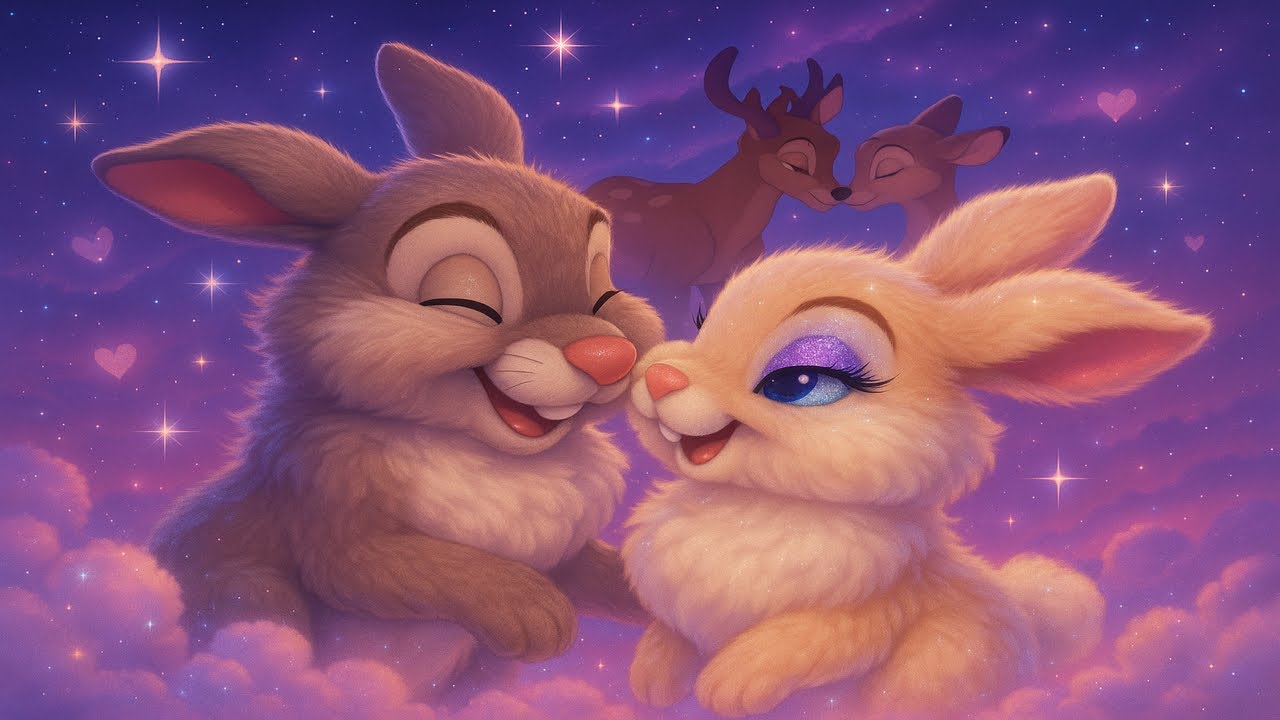Thumper & Miss Bunny plus Bambi & Faline to I Feel Love