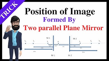 [Trick] Position of Image Formed by two Parallel Plane Mirror | Ray Optics | Light Class 10