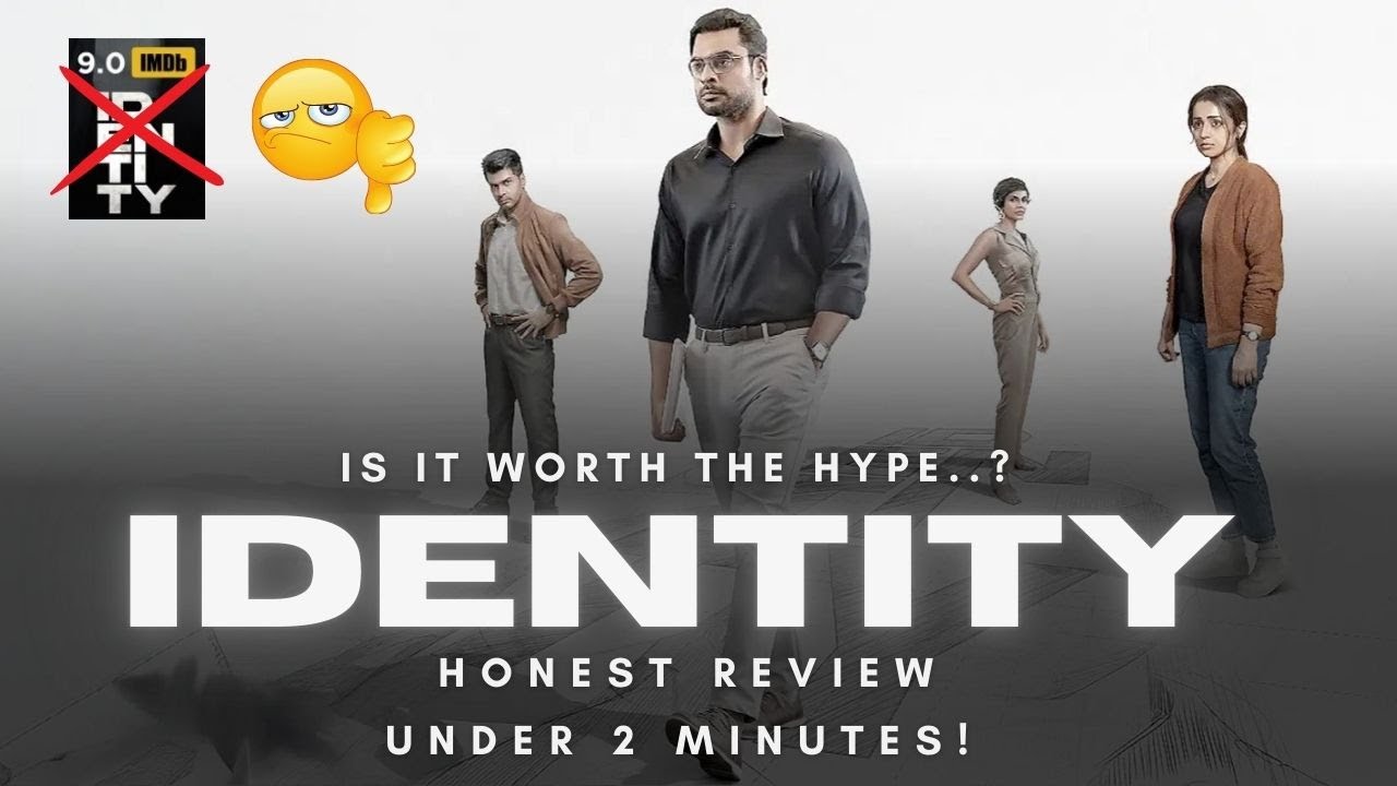Is it worth the hype..? Identity (2025) Honest Review under 2 minutes