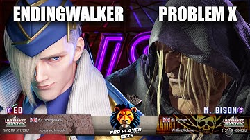 SF6 ☆ EndingWalker (Ed) VS Problem X (M. Bison) ☆ Pro Level Set