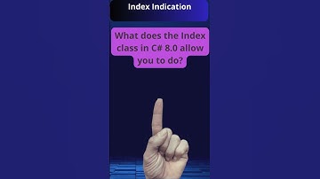 Utilizing the Index Class in C# 8.0