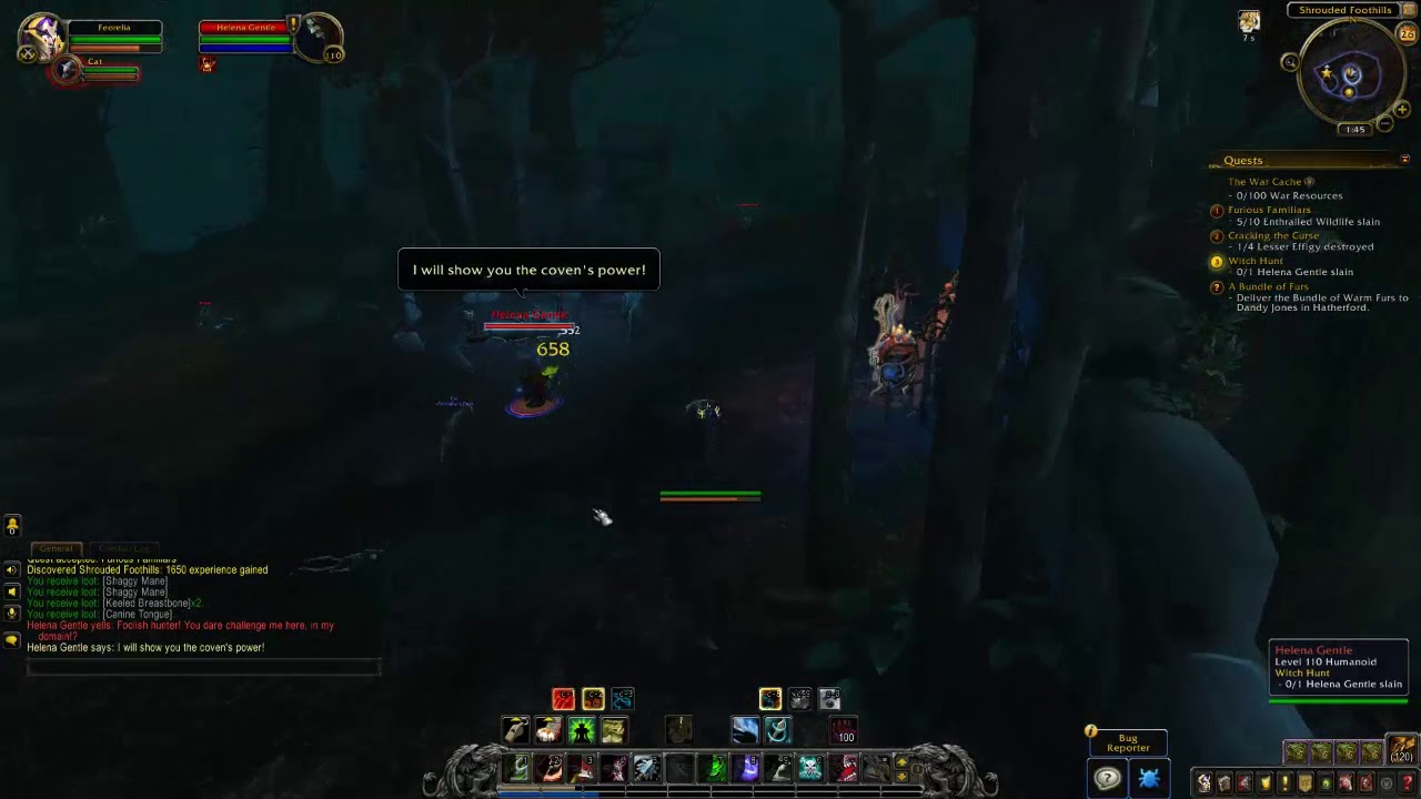 Drustvar- The wayward crone, Witch hunt, cracking the curse, furious familiars, the final effigy