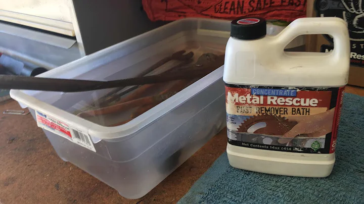 Metal Rescue Rust Remover Bath Review and Demo