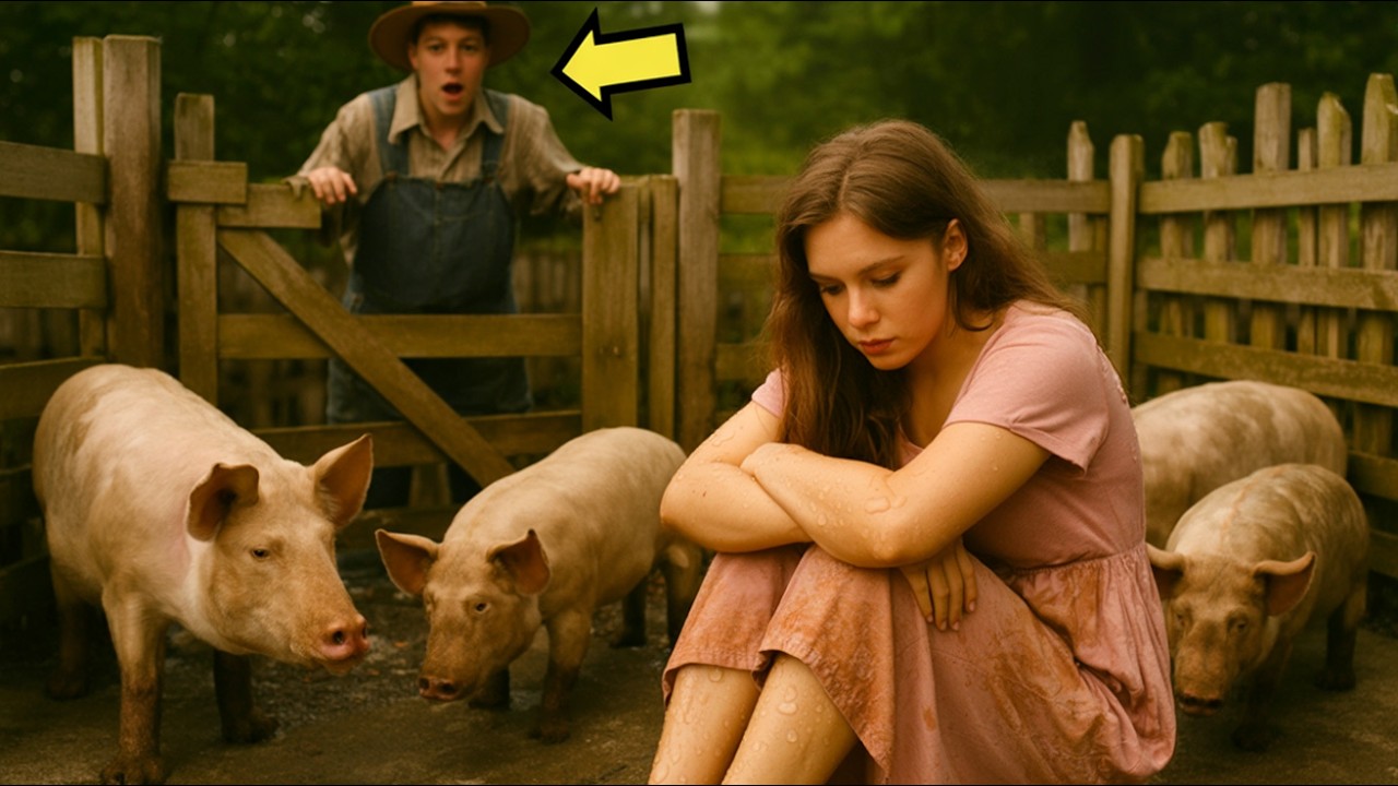 GİDECEK YERİM YOK… ÇİFTÇİ KADININ DOMUZLARLA UYUDUĞUNU GÖRÜNCE DONUP KALIYOR