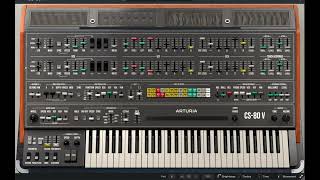 Arturia CS-80 v4 - my favorite presets