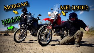 Dual Vlog with Morgan and his AWESOME Suzuki DR650!!