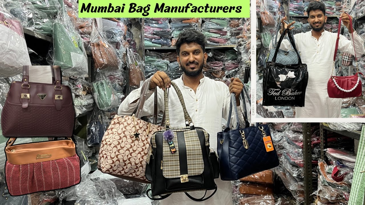 Ladies Bag Manufacturer Mumbai | Ladies Purse Bag Wholesale Market Mumbai |  Fancy Ladies Bag Factory - YouTube