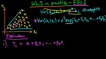A Full Course in Econometrics Lecture 131 | Weighted Least Squares in Practice - Feasible GLS Part 1