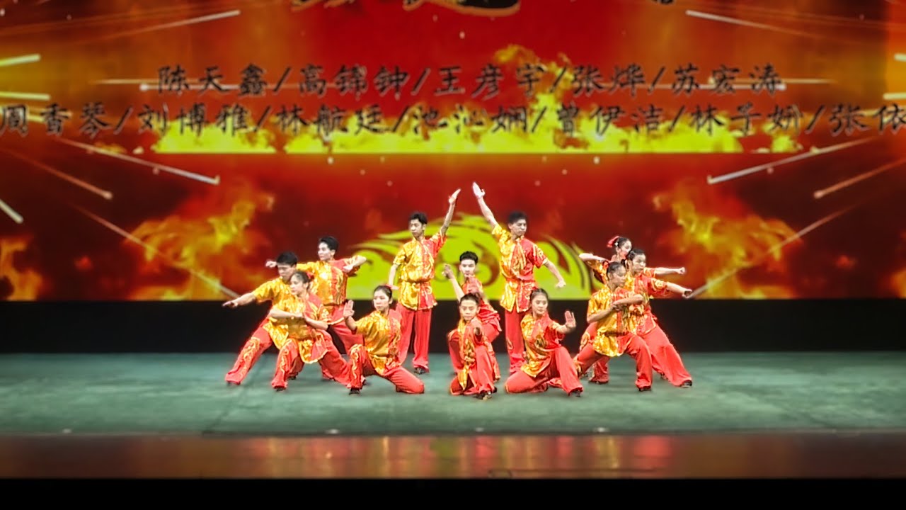 Fujian Wushu Team - Basics Group Set - China National Wushu Taolu Competition