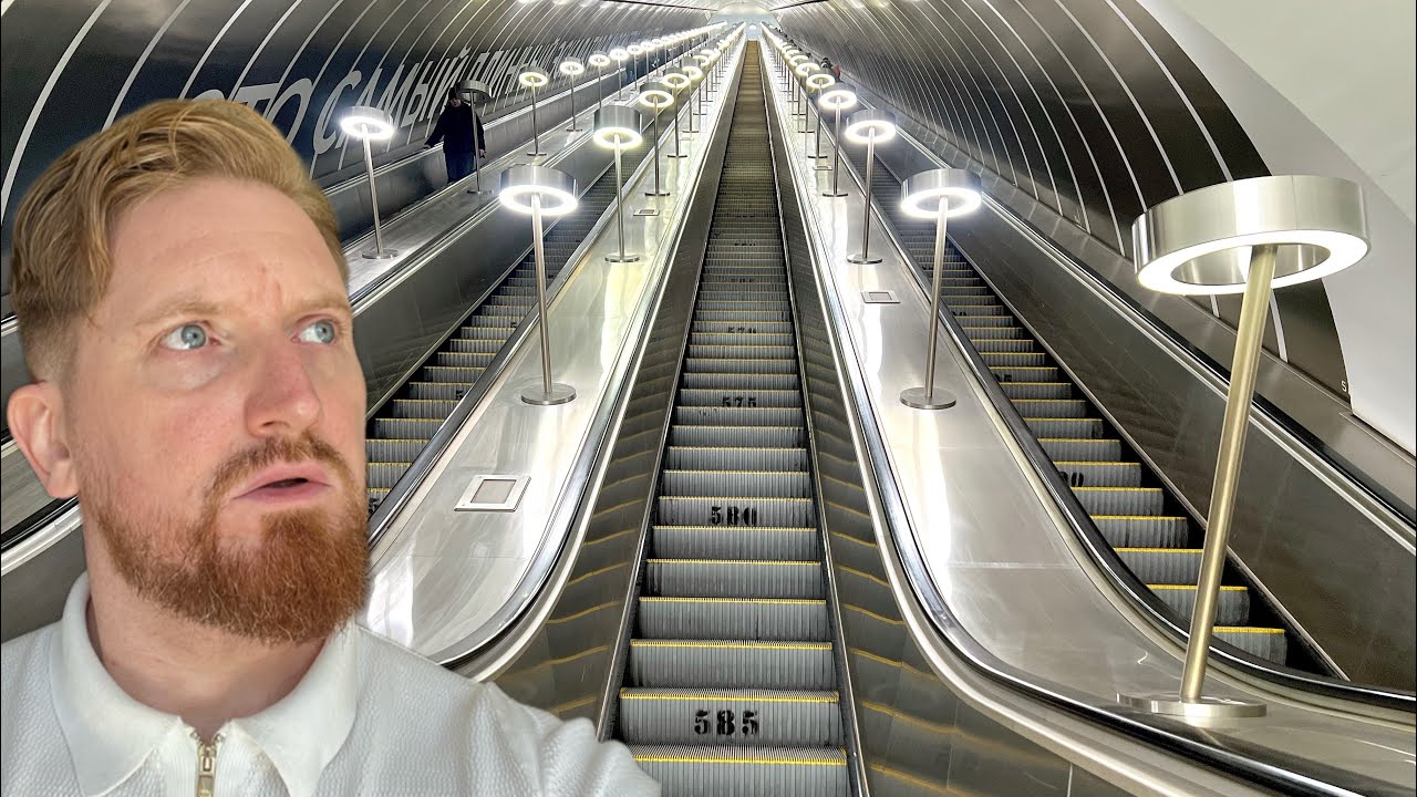 Moscow’s Longest Escalator Will Blow Your Mind!— WOW! 🤯
