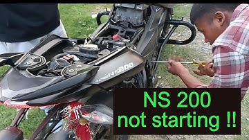 Fixing | Bajaj Pulsar NS200 Not Starting | How to Resolve Starter Relay "Tic Tic" Noise Issue