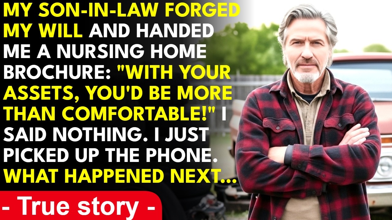 My daughter stood in my doorway and told me it was "just temporary" while her husband carried my bookshelves into the garage. I just nodded from my recliner, the one my late wife bought me,...