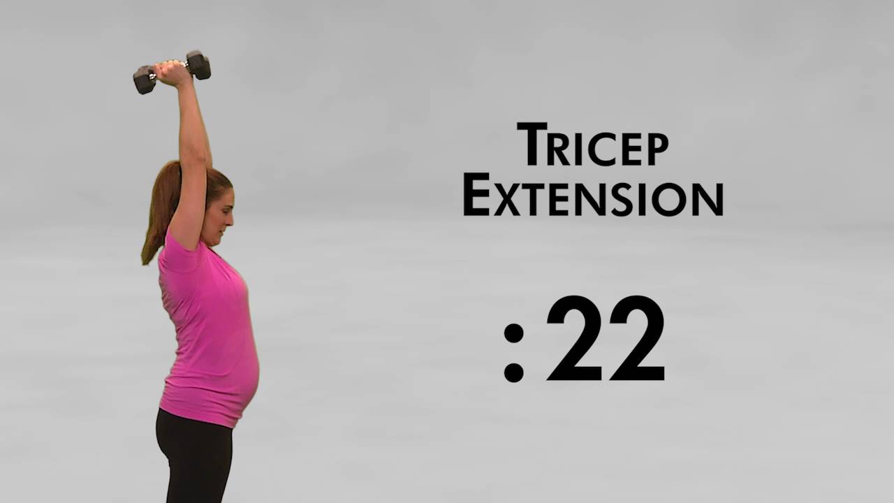 5 Minute Maternity Workout ARMS YouTube