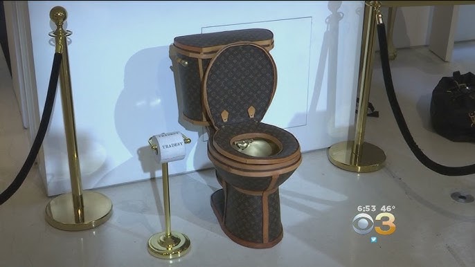 Would you flush $100k on a designer Louis Vuitton toilet?