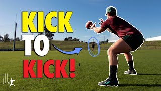 kick to kick (short passes, intensity) AUSSIE RULES AFL training