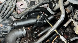 How to | Change the Water Outlet housing on a 2004 VW Jetta 2.0