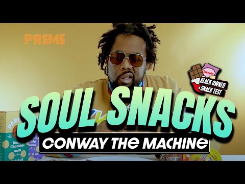 Conway the Machine trys Black Owned Snacks | Preme