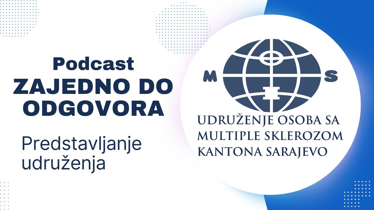 Podcast Zajedno do odgovora | Epizoda 1: Predstavljanje Udruženja osoba sa multiple sklerozom KS