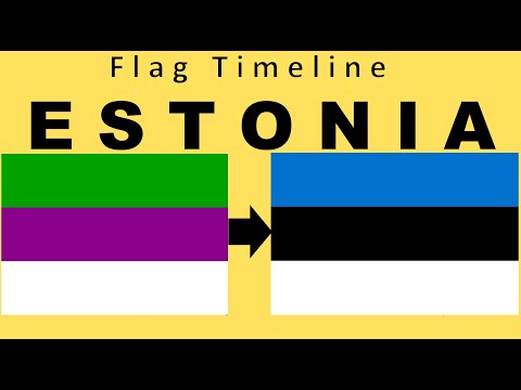 Flag of Estonia : Historical Evolution (with the national anthem of Estonia)