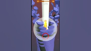 stack ball level 167 // IOS Android gameplay #playstoregames #androidgame #stackball #satisfyinggame