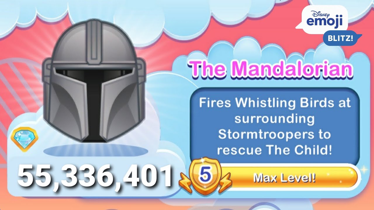 Disney Emoji Blitz The Mandalorian (Level 5) Star Wars Gameplay