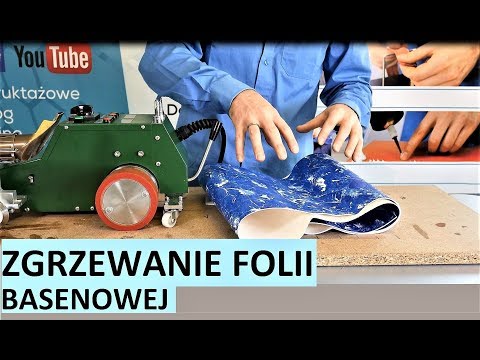 Automat do zgrzewania folii PVC Bosite PLAN wideo
