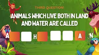 Kids’ Animal Habitat Challenge! 🐾 | How Many Can You Answer”