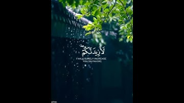 و لئن شكرتم لأزيدنكم#سورة إبراهيم