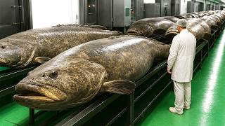 How Billions of Giant Groupers Are Raised & Processed – Incredible Grouper Meat Production
