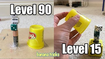 DICE STACKING Trick Shots From Level 1-100  ( Inspired by Vortex Trickshots )