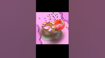 🍩 Doughnut 🍩 3d illustration