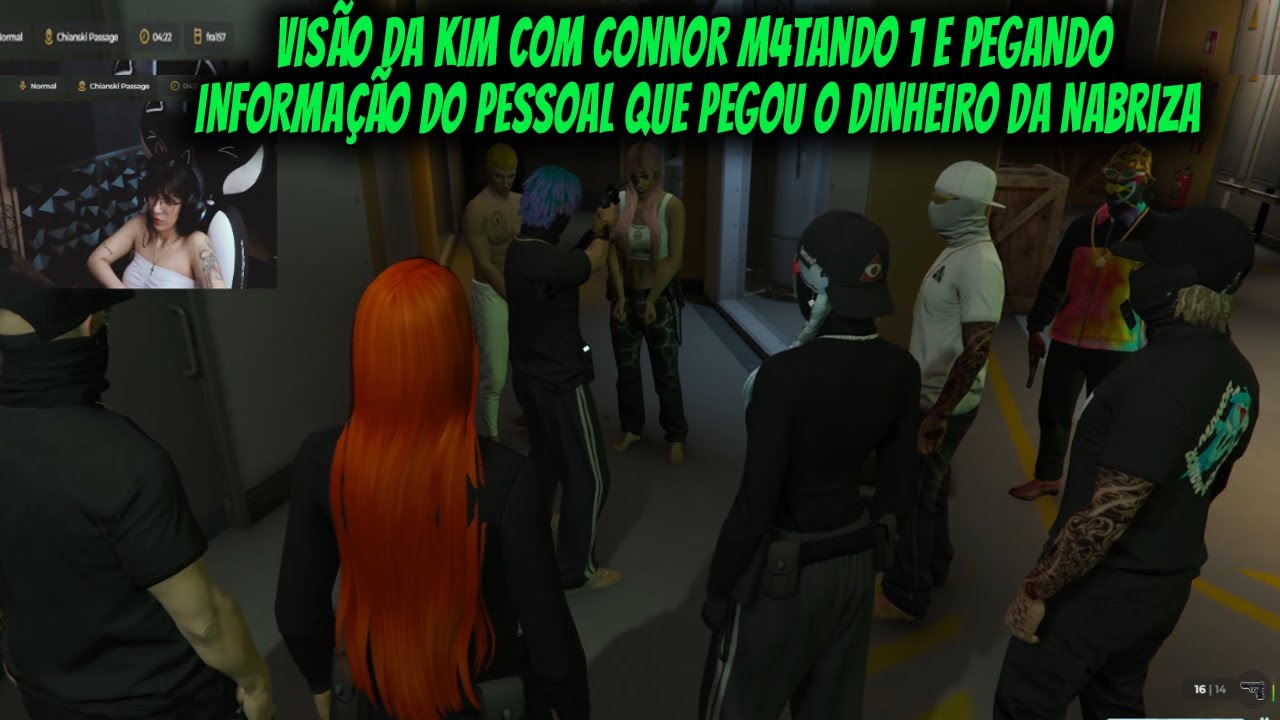 VISÃO DA KIM COM CONNOR M4TANDO 1 E PEGANDO  INFORMAÇÃO DO PESSOAL QUE PEGOU O DINHEIRO DA NABRIZA